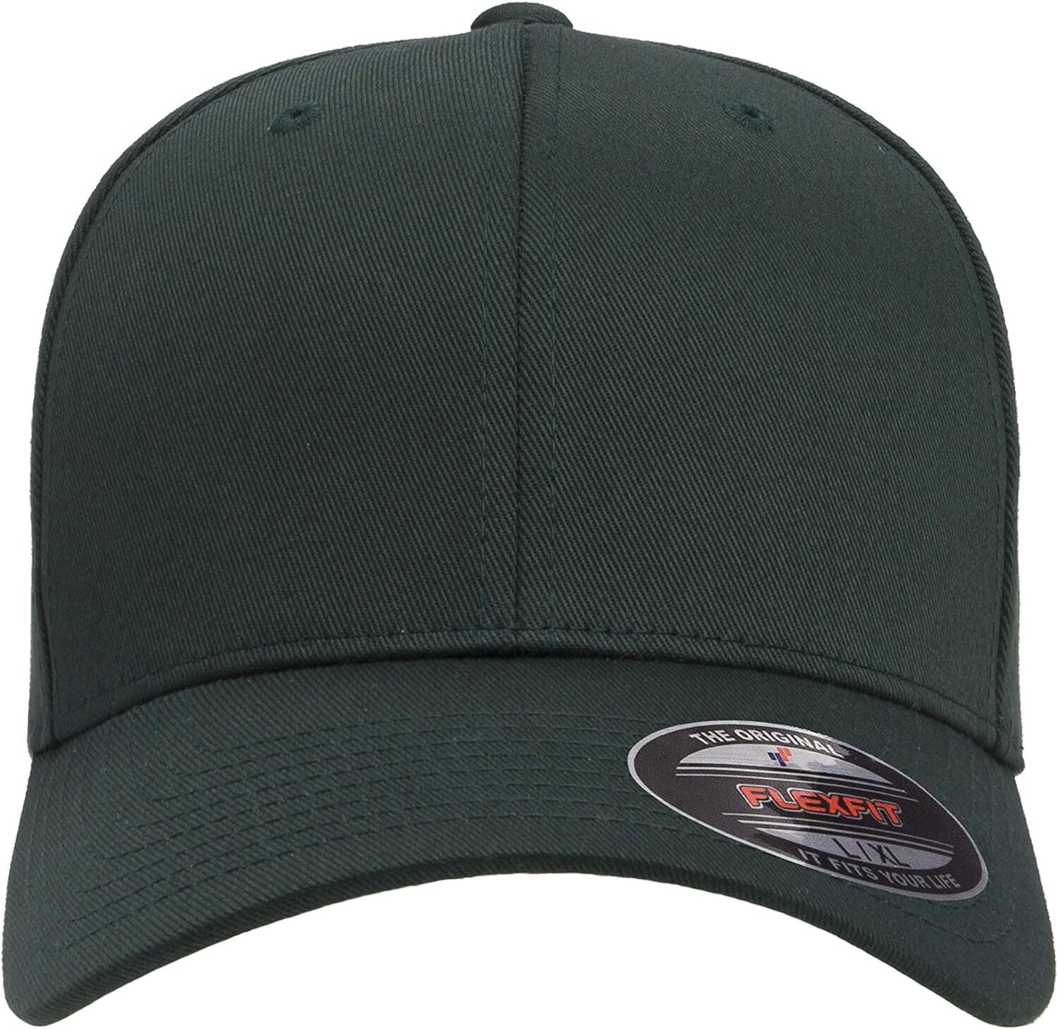 Flexfit Men's Athletic Baseball Fitted Cap Small-Medium, Spruce
