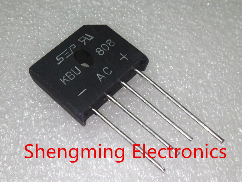 10PCS KBU808 KBU-808 8A 800V Bridge Rectifier