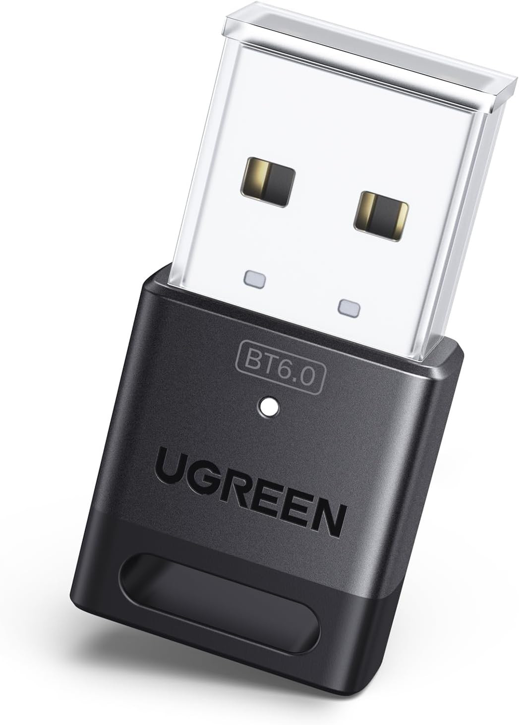 USB Bluetooth Adapter for PC, Bluetooth 6.0 Dongle Receiver EDR & BLE, Plug & Pl