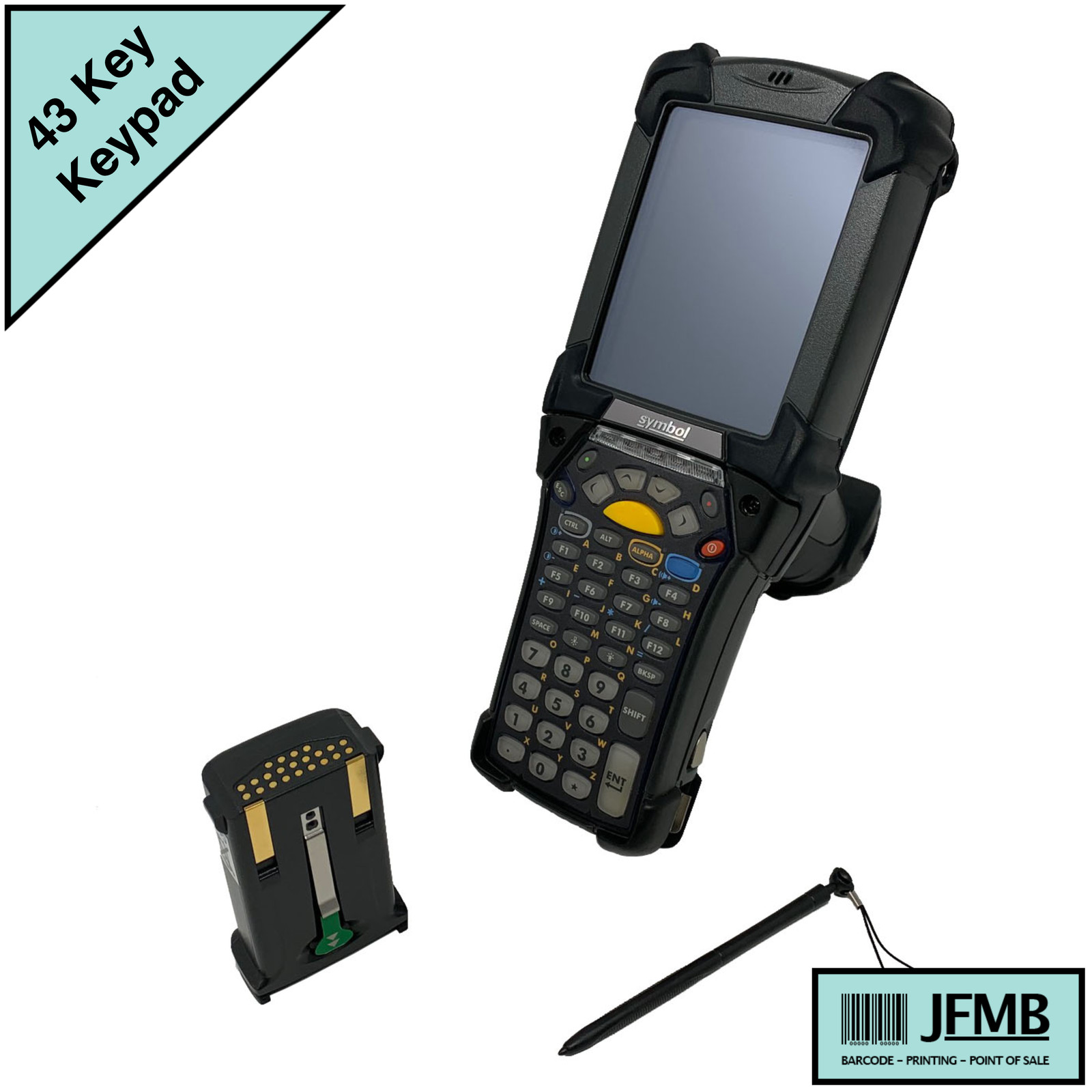 Motorola MC9090-GJ0HJFFA6WR Zebra Barcode Scanner 1D  43 Key WM 5.0 Symbol