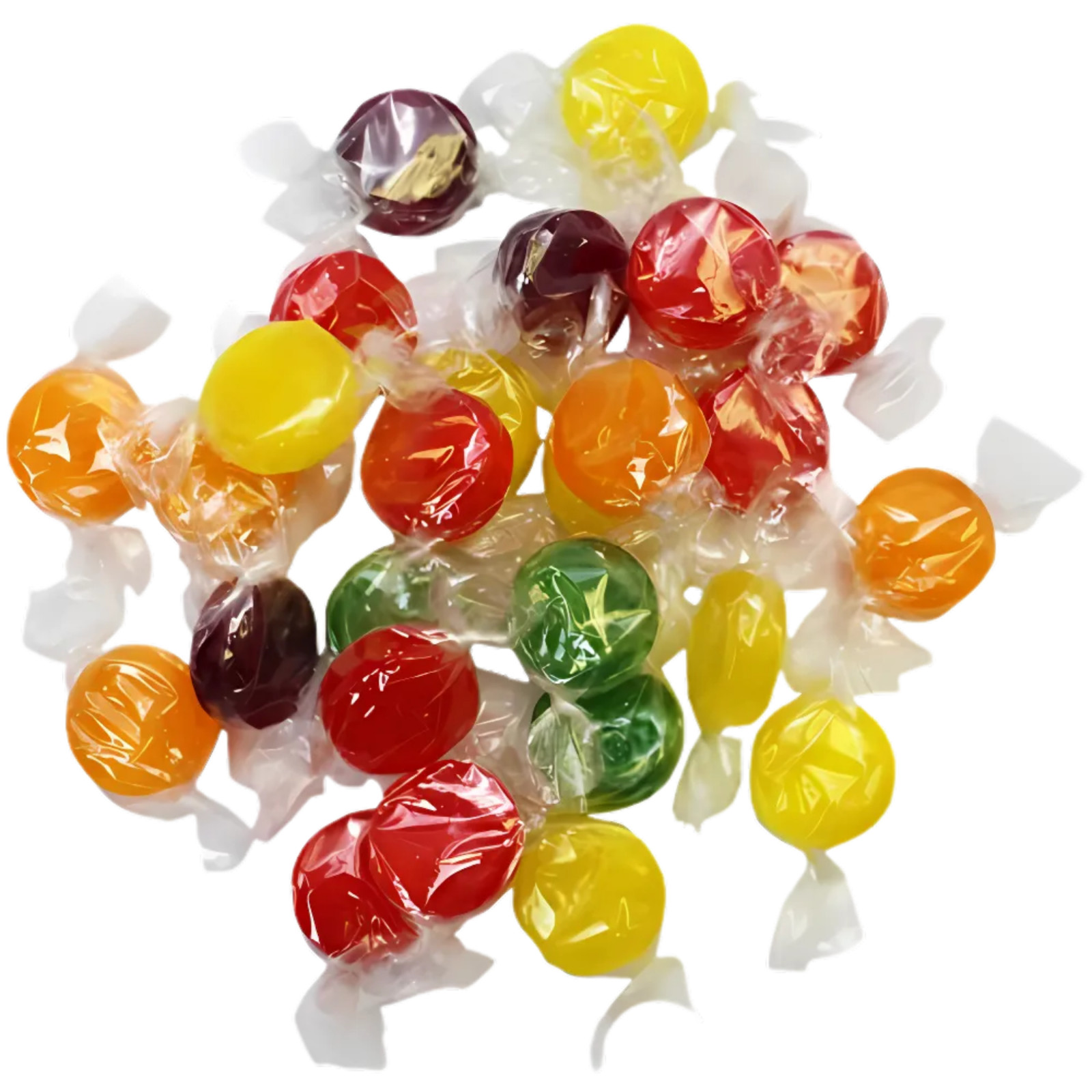 Old Fashioned Fruit Disc Candy 1 LB Bulk Button Candy Asst Hard Restocked