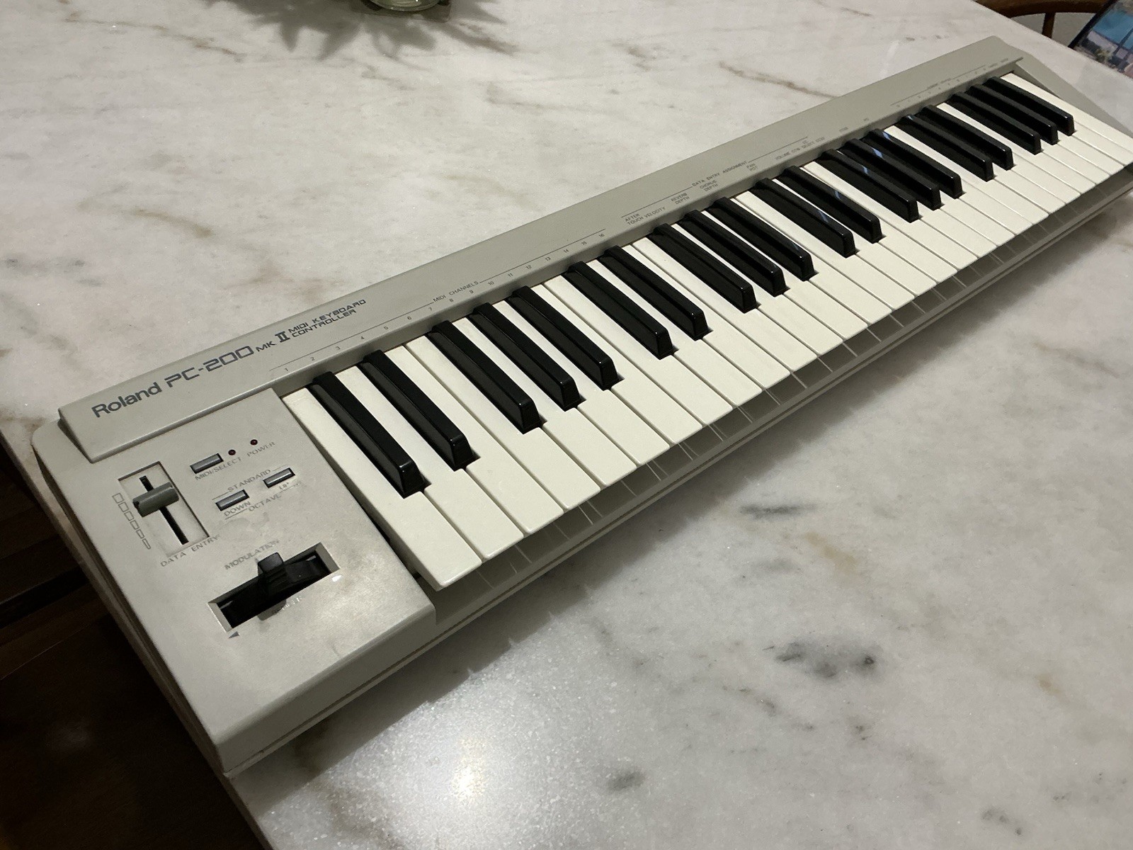 Roland PC-200 MK II 49-Key MIDI Keyboard Controller Pitch/Mod Wheels DIN Out