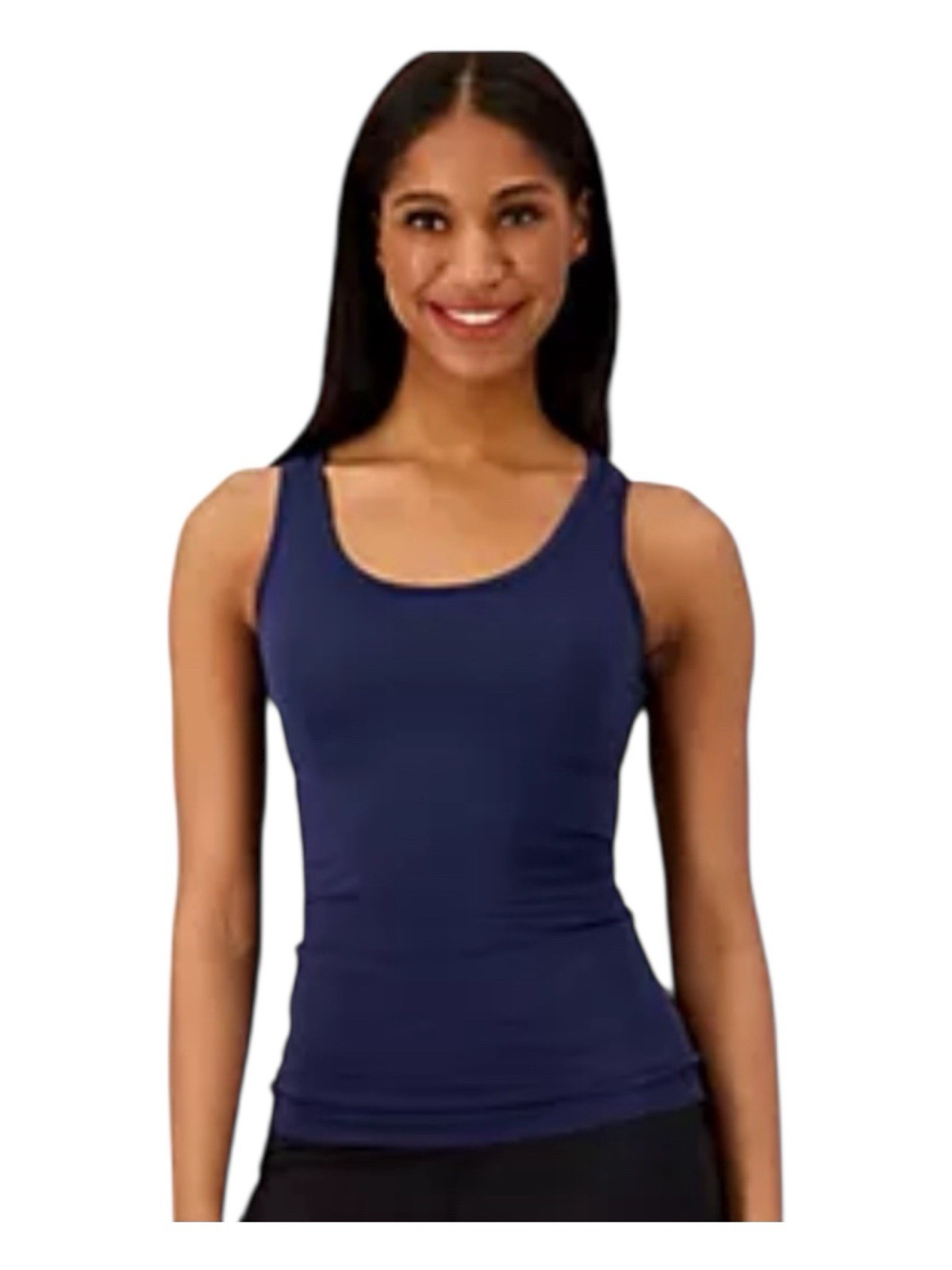 Tommie Copper Women’s  Tank DARK NAVY With Lower Back Support  Size MEDIUM