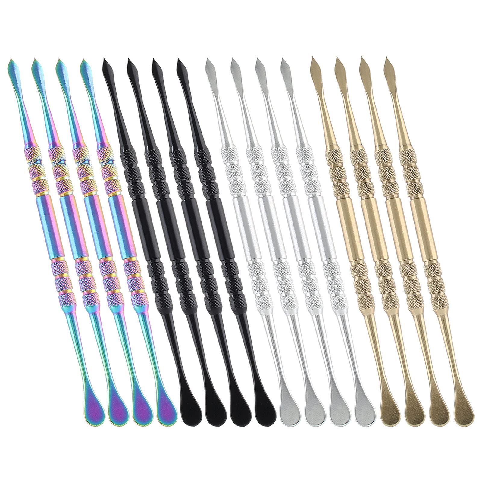 Suiwotin 16Pcs Wax Carving Tool, Stainless Steel Sculpture Tool Wax To