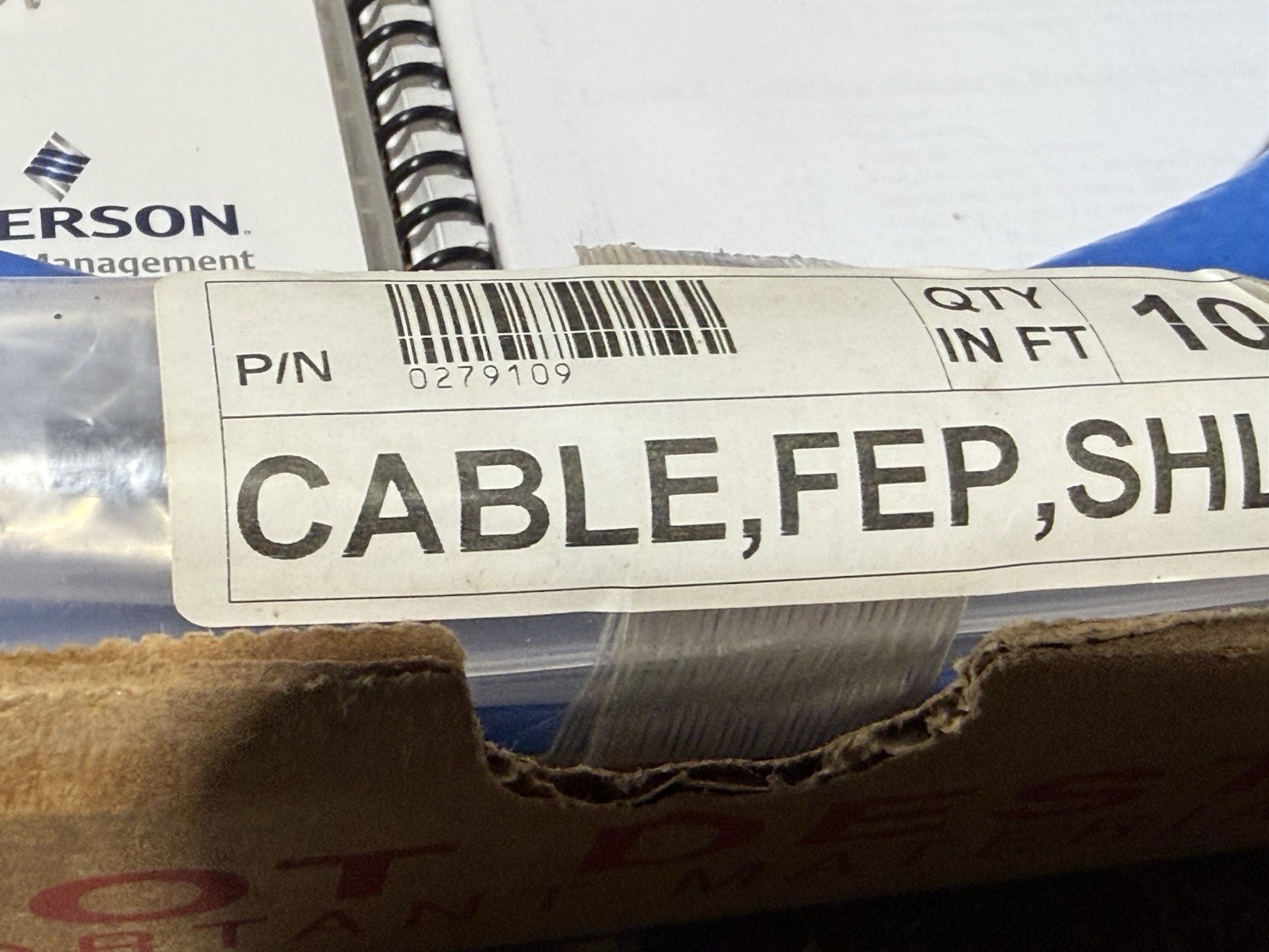 Emerson Micro Motion Flowmeter Cable Prep Kit 0279109 9-Wire MVD New
