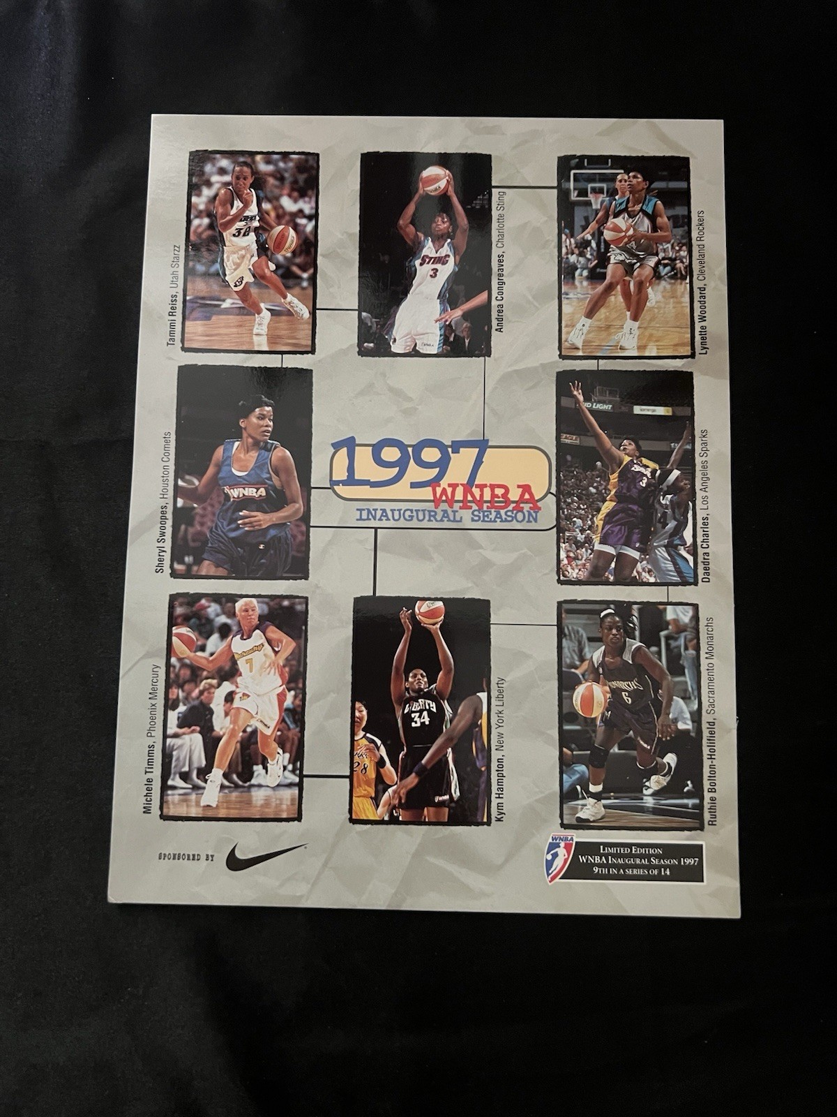 1997 WNBA INAUGURAL SEASON 7-30-97 UTAH STARZZ VS. LOS ANGELES SPARKS 9 of 14