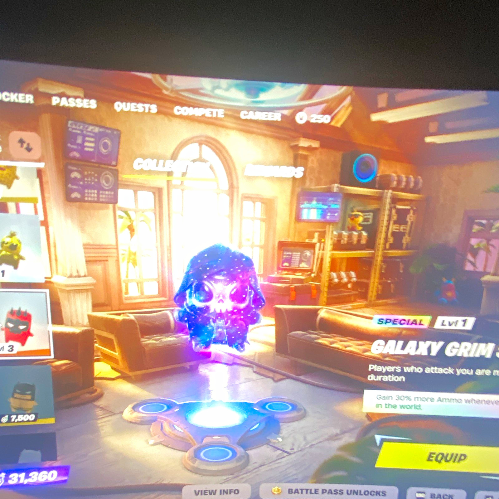 Fortnite Galaxy Grim Special Lvl 1 In-Game Game Item/Asset Virtual Collectible