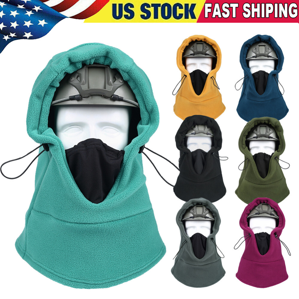 Winter Warmer Fleece Face Masks Sports Ski Windproof Balaclava Neck Gaiter Cover