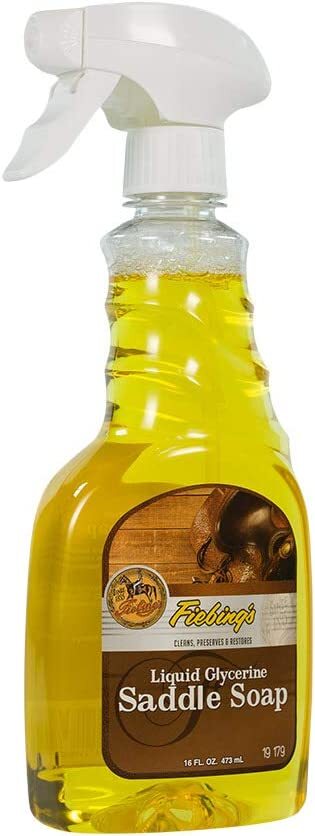 Fiebing's Liquid Glycerine Saddle Soap Cleans Preserves & Restores Leather 16-Oz