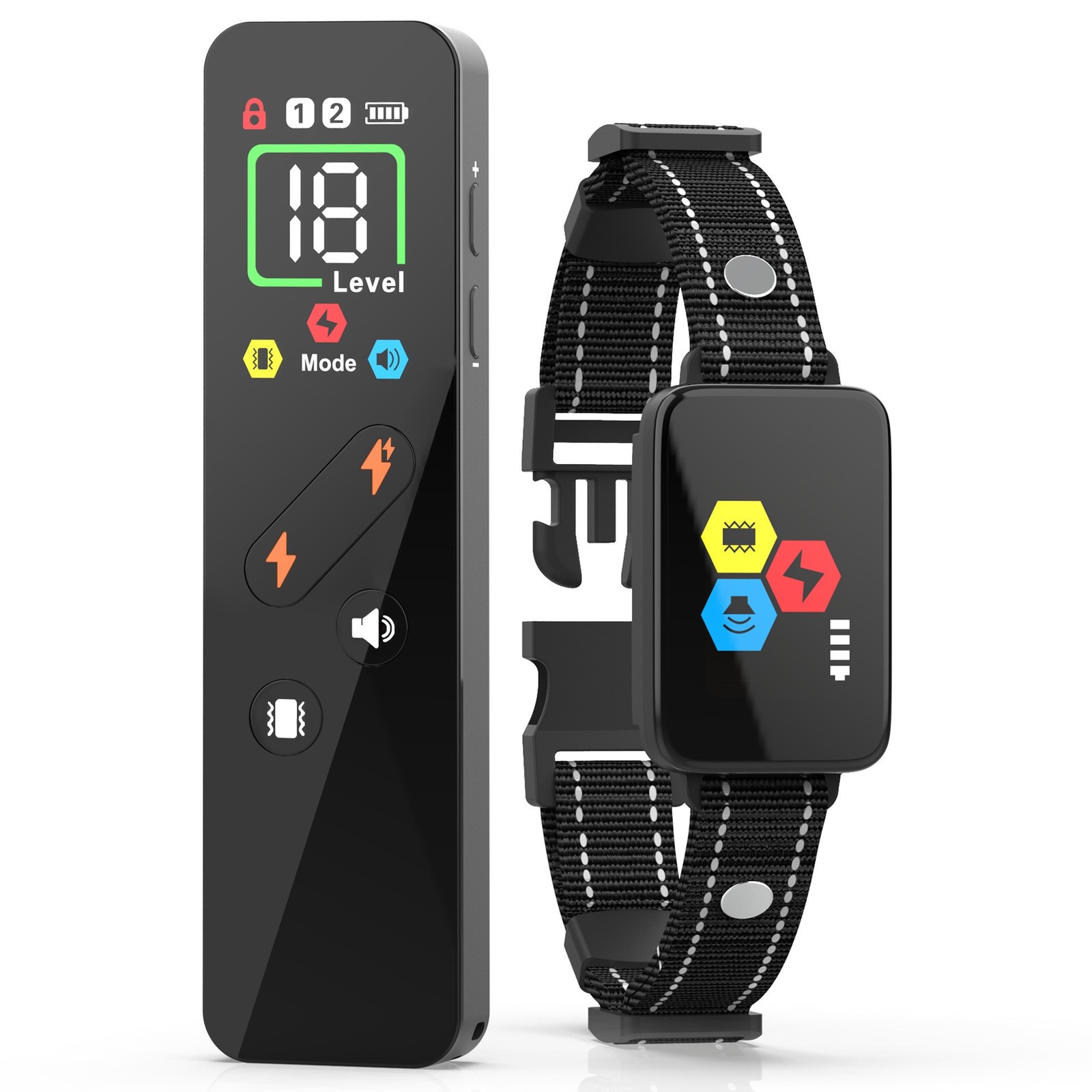3300FT Dog Shock Collar -Dog Training Collar with Remote Rechargeable Waterproof