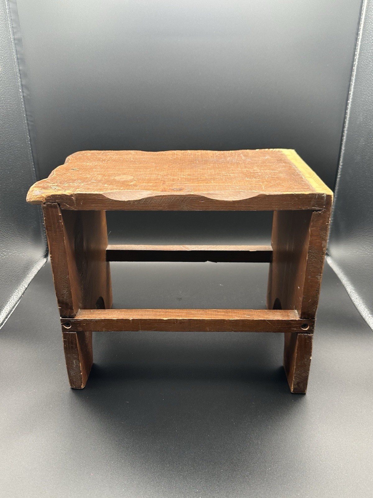 Antique Handmade Primitive Farmhouse Rustic Wooden Stool