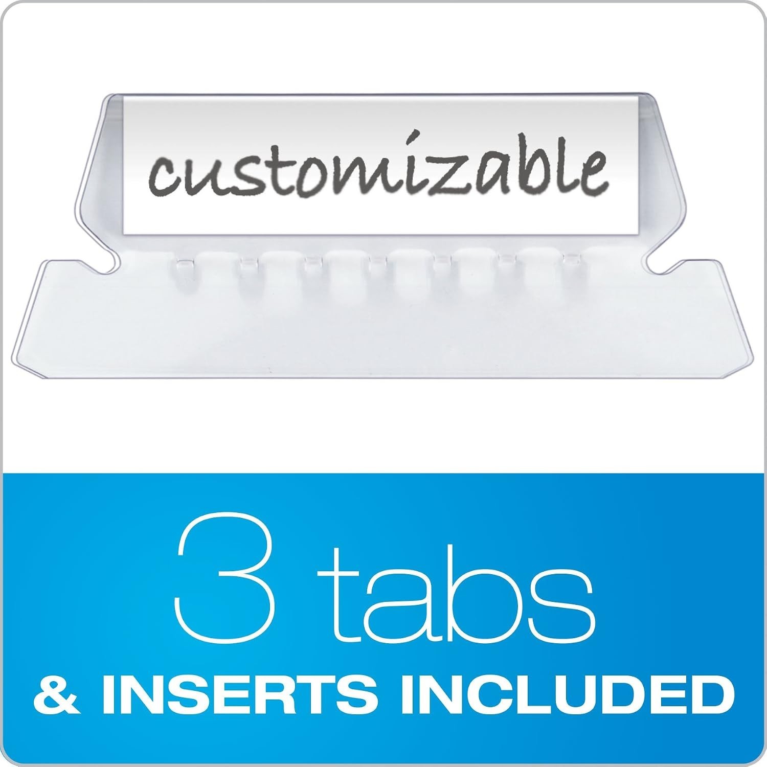 Portable File Box with File Rails, Simple Document Storage, File Bin for Home...