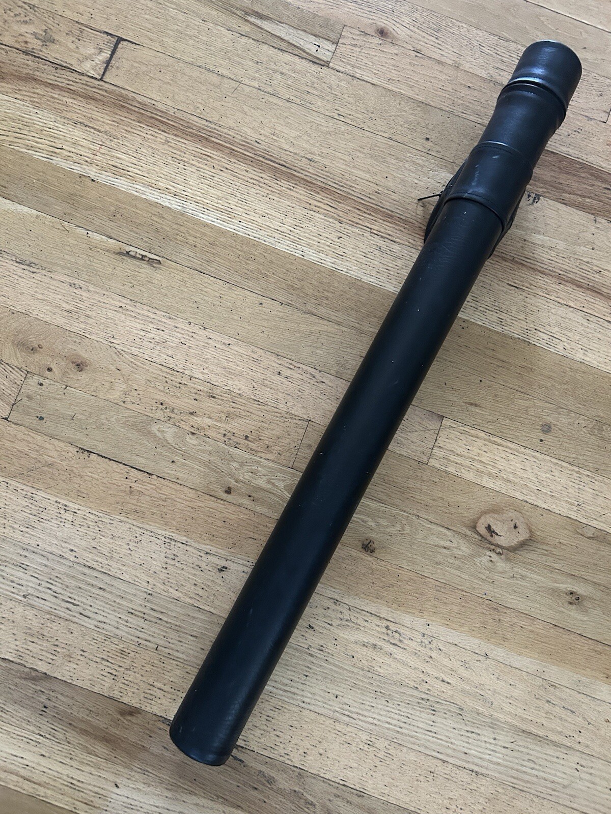 Viper Q-Vault Cue Stick Case No Strap Light Stain Zipper Pull Missing