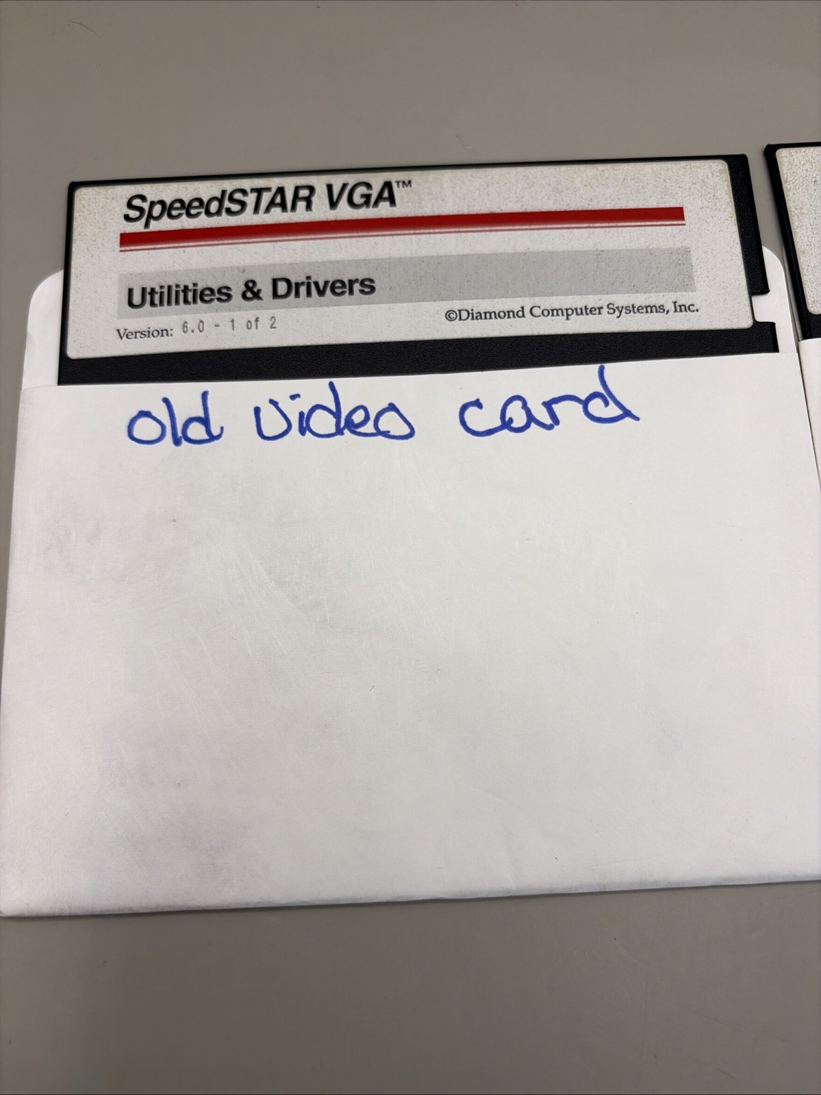 Speedstar VGA Utility & Drivers 5.25” Both Disc Diamond Computer Systems
