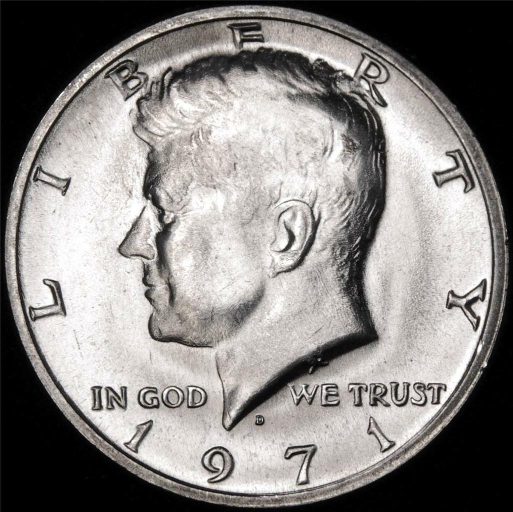 1971 D Kennedy Half Dollar - BU