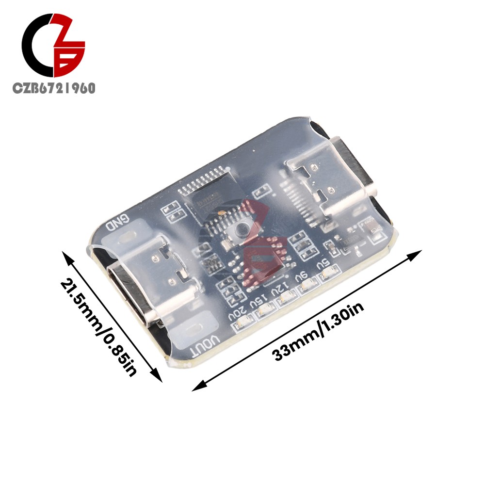 PD Fast Charging Deception Module PD2.0/3.0 Decoy Adjustable Voltage Aging Test