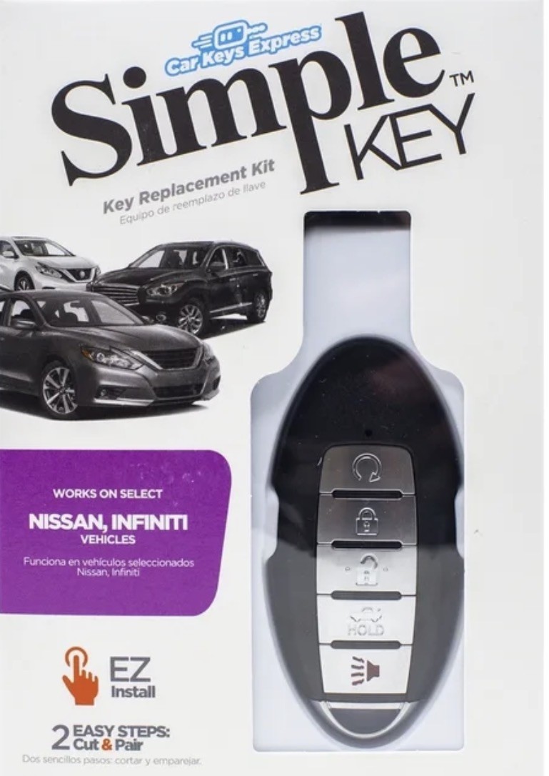 Car Keys Express - Nissan Simple Key - 5 Button Smart Key Remote and programm...