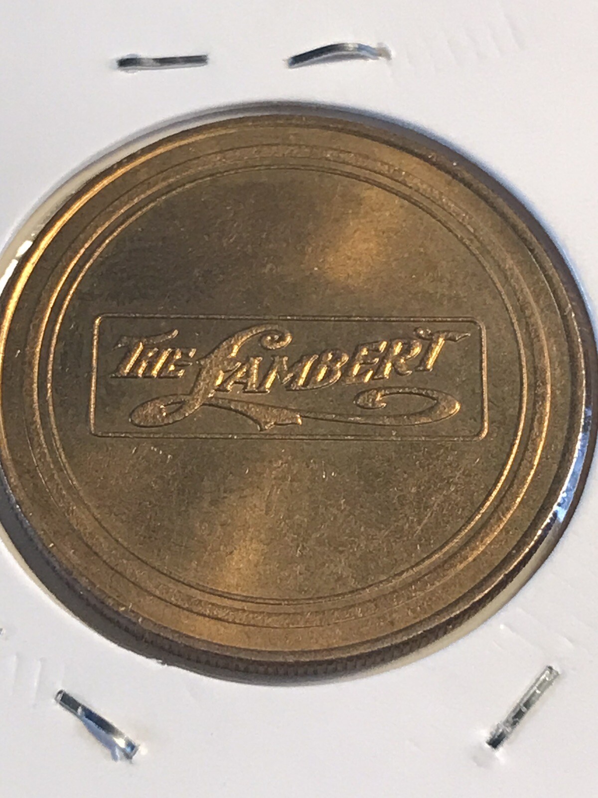 1908 Lambert Friction Drive Car Token