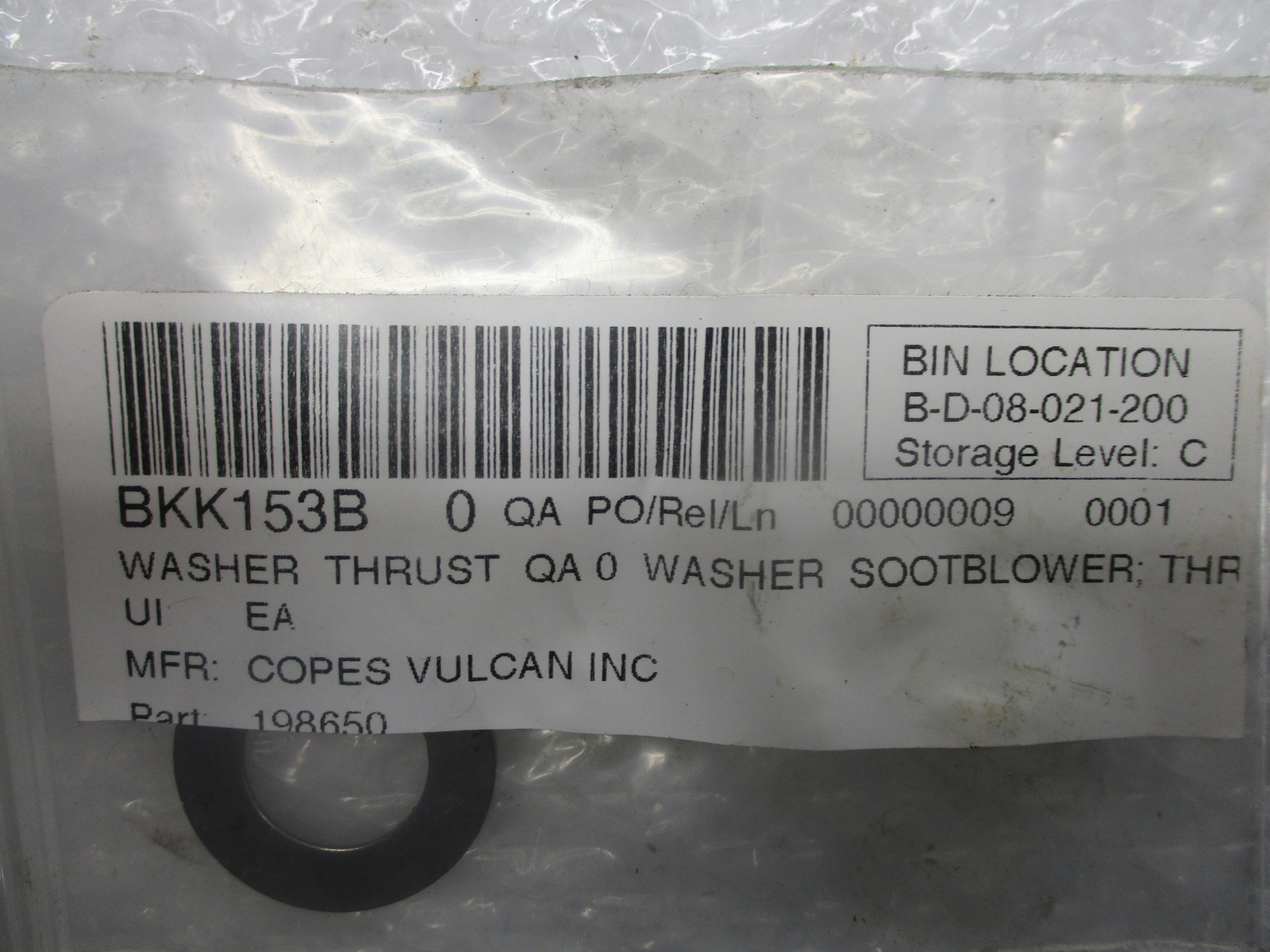 COPES VULCAN 19865 WASHER NSNP