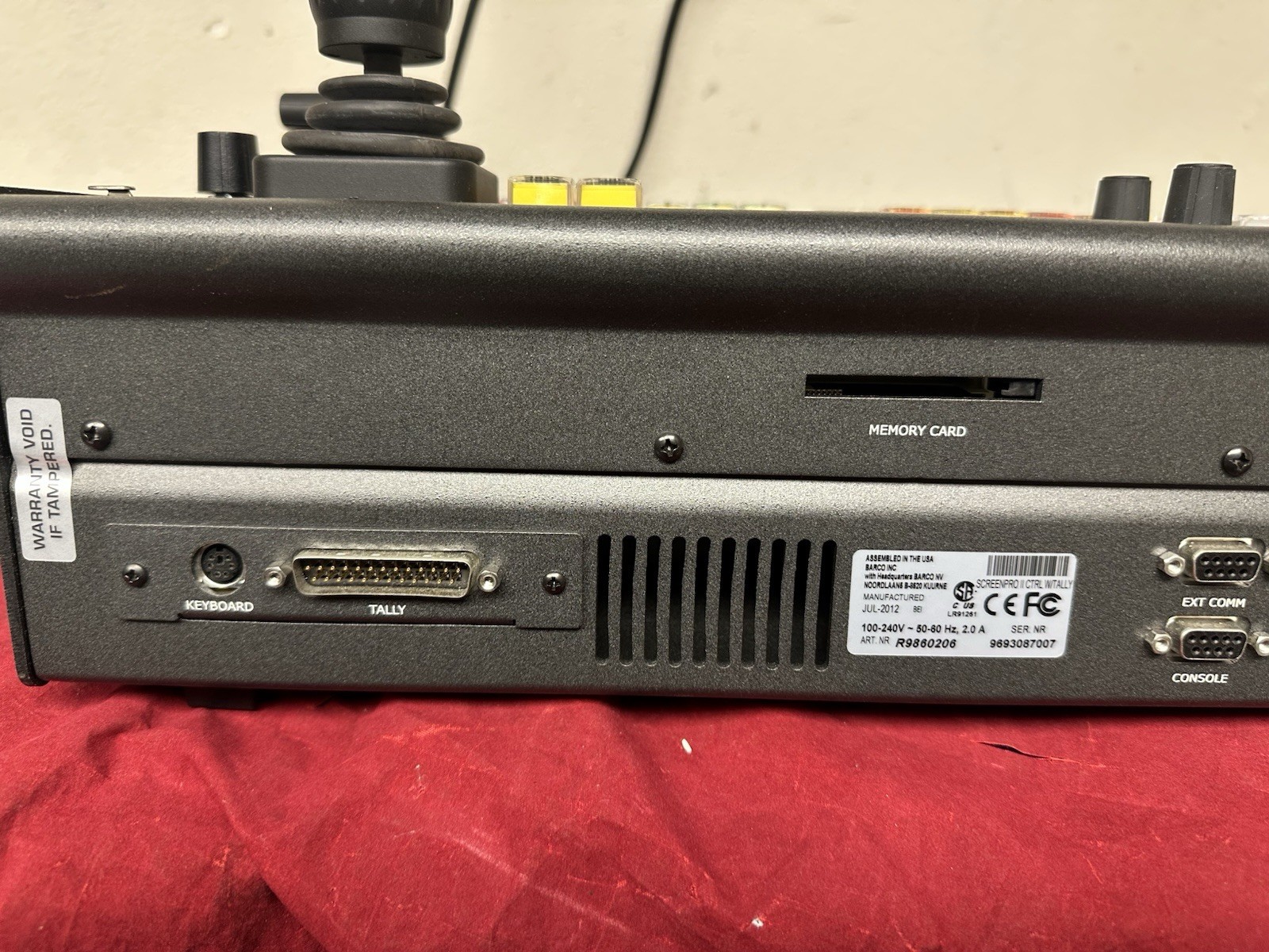 Barco ScreenPro II Controller Screen Pro Seamless Video Switcher Tested