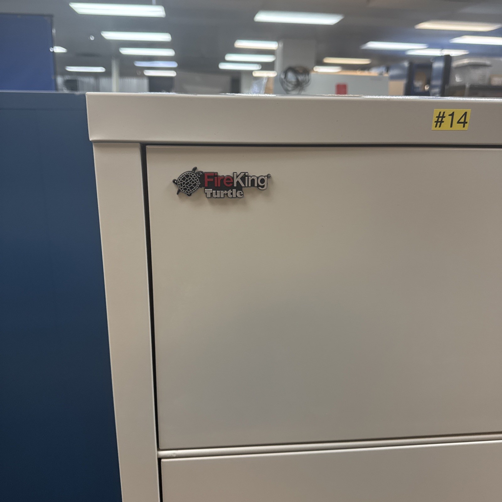 FIREKING TURTLE 4 DRAWER FIRE RESISTANT CABINET, GREAT CONDITION!! W/KEY