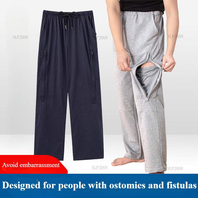 Catheter Leg Bag Nursing Incontinence Ostomy Pants for Men Women Fistula Patient
