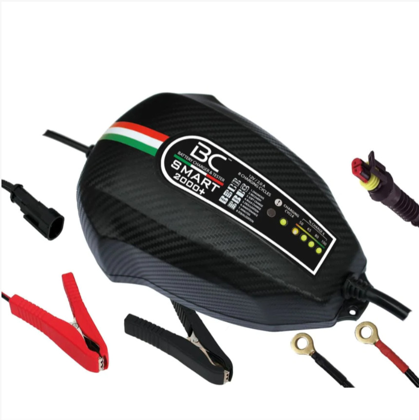 Battery Charger BC SMART 2000+ Battery Charger Maintainer 12V Car Motorcycle