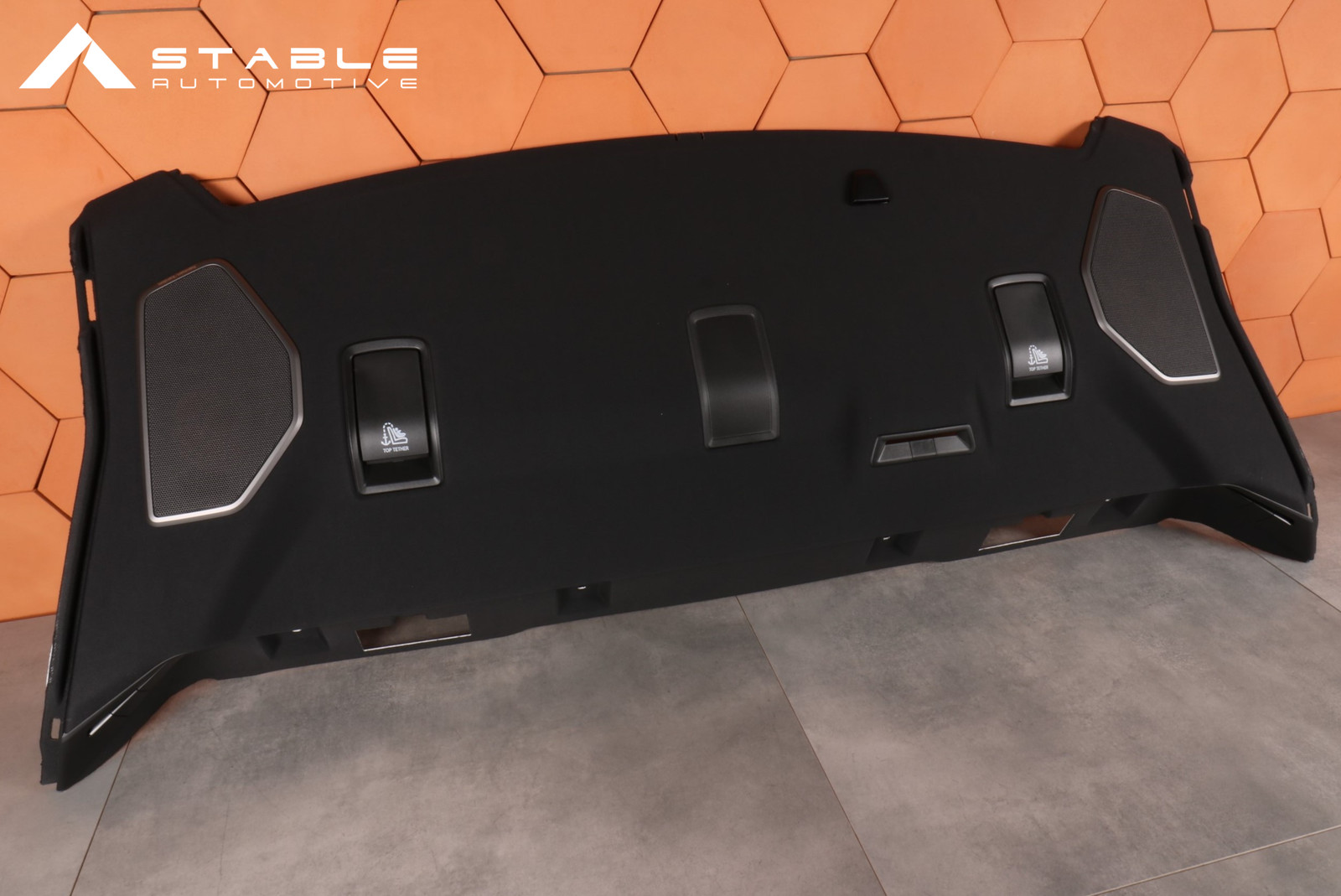 BMW 3' G20 M3 G80 REAR WINDOW PARCEL BOOT SHELF BLACK HARMAN KARDON 7482697