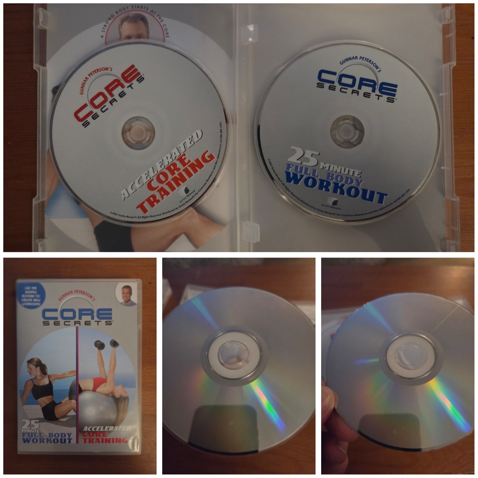 Gunnar Peterson's Core Secrets - DVD Workout - 10 DVD Lot