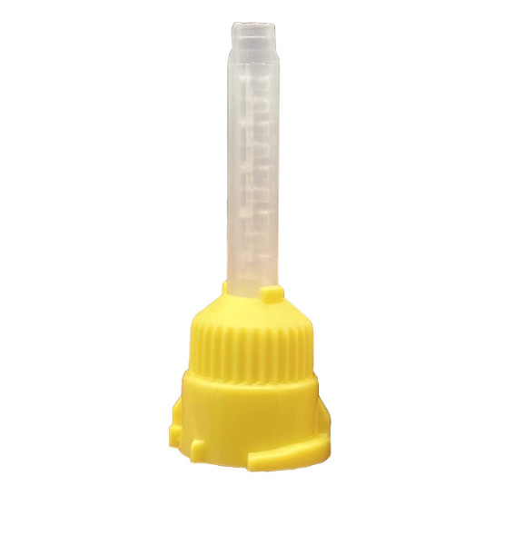 Dental Mixing Tips Impression Short Yellow 5Cm 1:1 Yellow  T-Type  100PCS