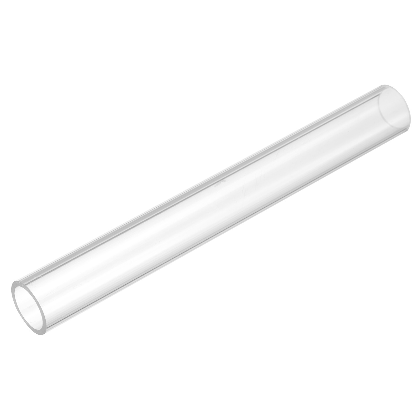 Rigid Round Clear Tubing 14mm ID x 18mm OD x 150mm Length Plastic Tube