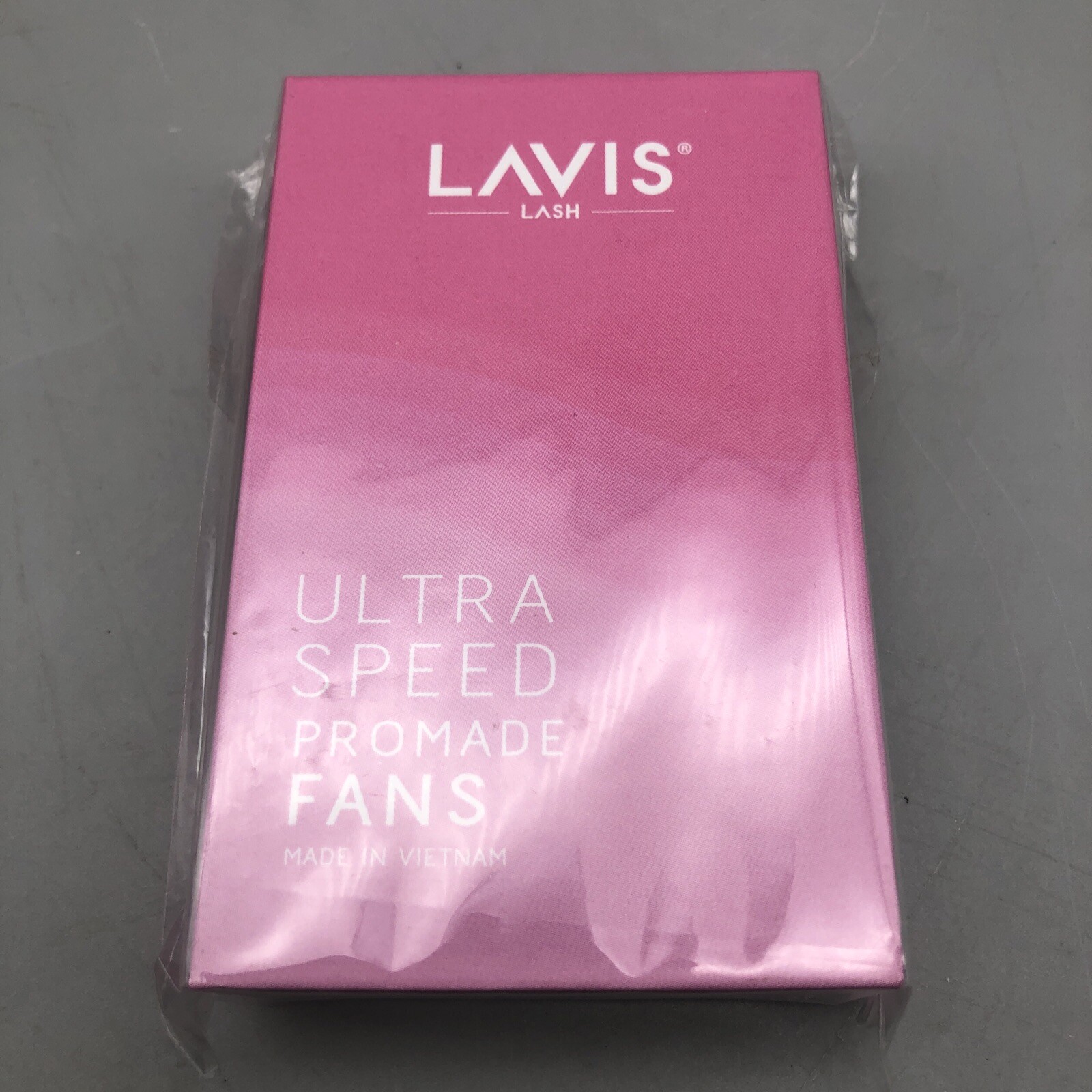 LAVIS 500 Fans Eyelash Extensions Ultra Speed Premade Fans 12D 0.05 CC 14mm READ