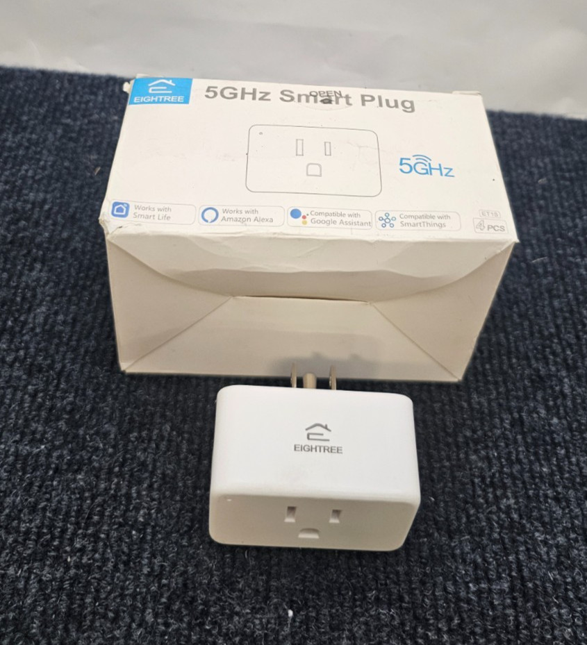 (QTY 4) EIGHTREE ET15: Mini Smart Plug 5GHz & 2.4GHz Wi-Fi, Fits With Alexa