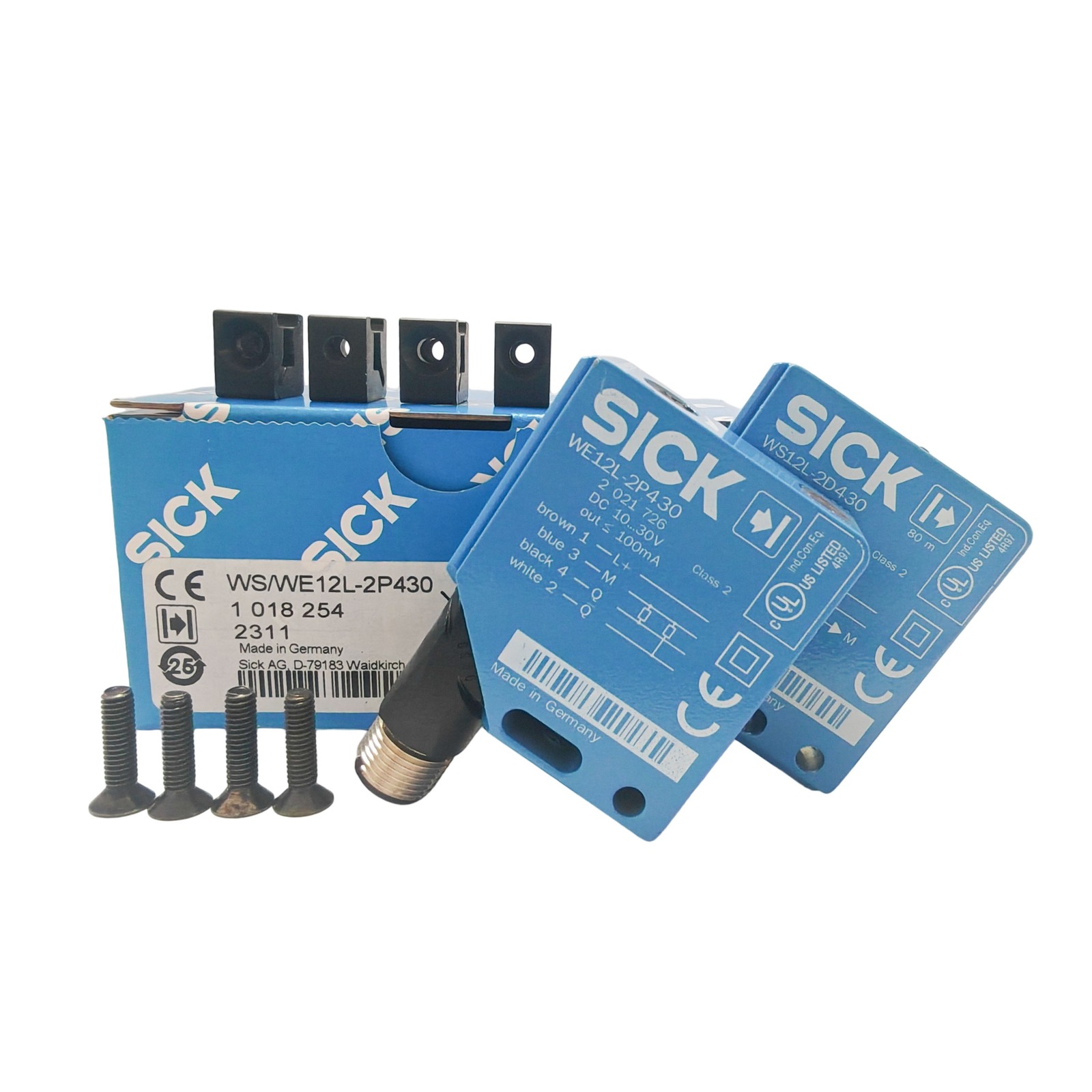 SICK WS / WE12L-2P430 Small Photoelectric Sensors ,PNP,New