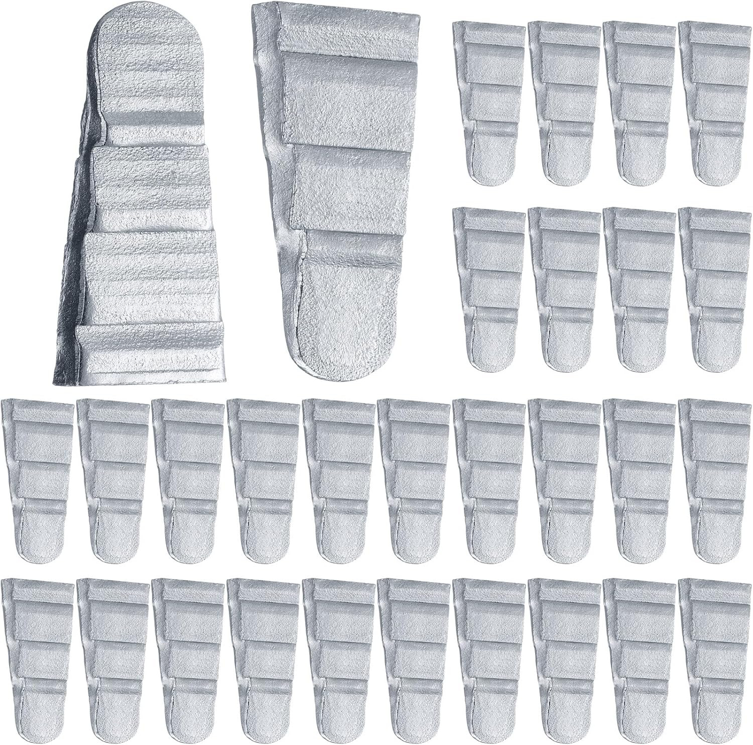 30 Pcs Steel Hammer Handle Wedges Steel Handle Wedges Heavy Duty Silver Wedge fo
