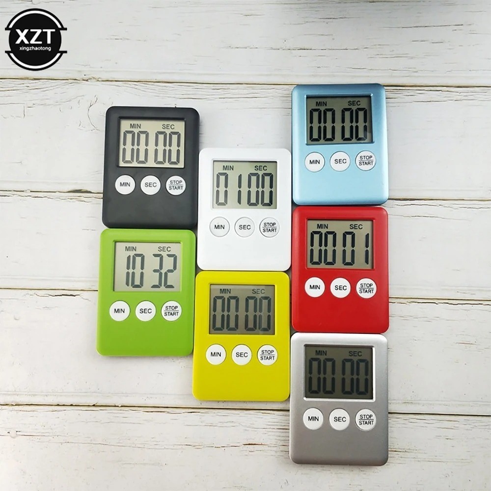 Large LCD Digital Kitchen Cooking Timer Count-Down Up Clock Loud Alarm Magnetic