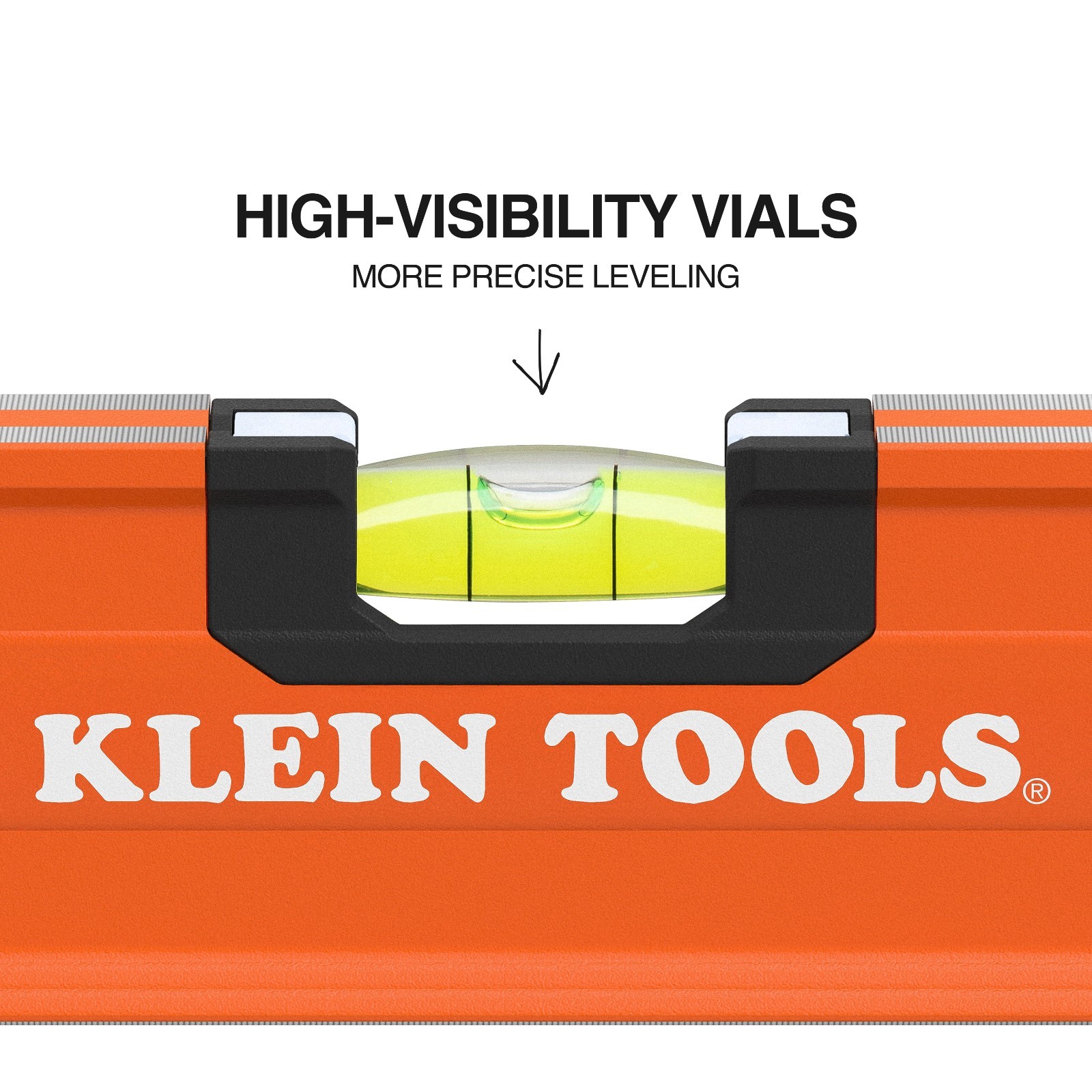 Klein Tools 93548 Box Beam Level, 3 Vial, 48-Inch
