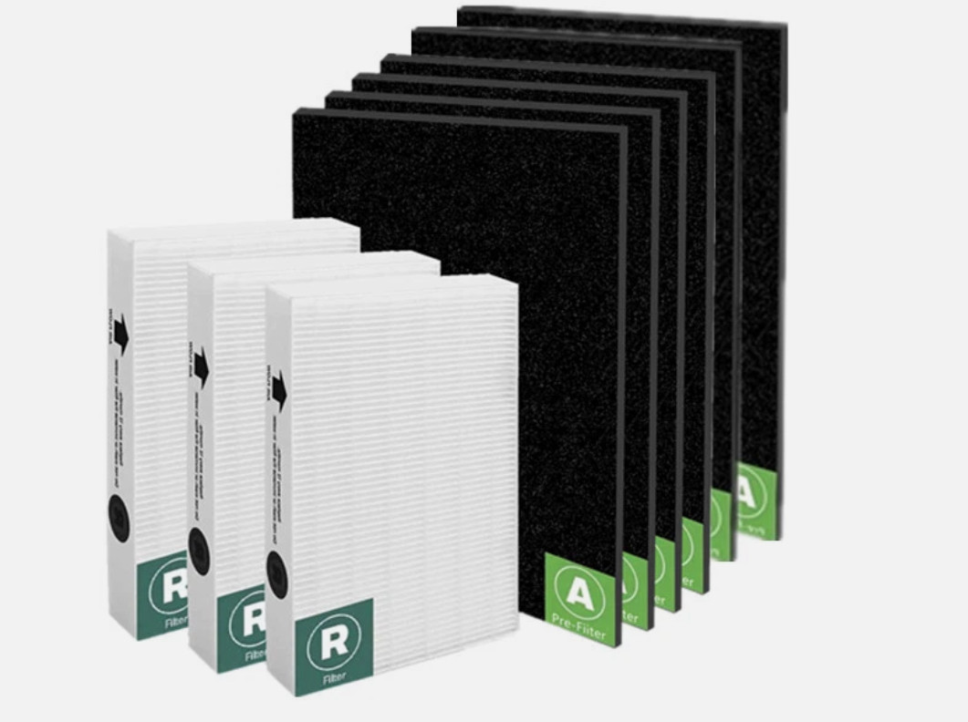 Air Purifier Filter R for Honeywell HPA300 – 3 HEPA & 6 Pre-Filters Compatible