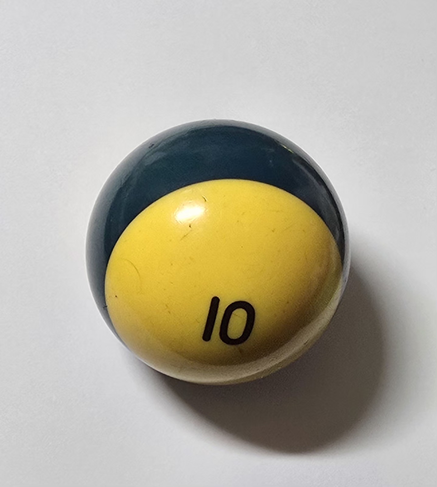 Vtg Bilard Pool 10 Ball Blue Stripe 2 3/8" 160g Replacement