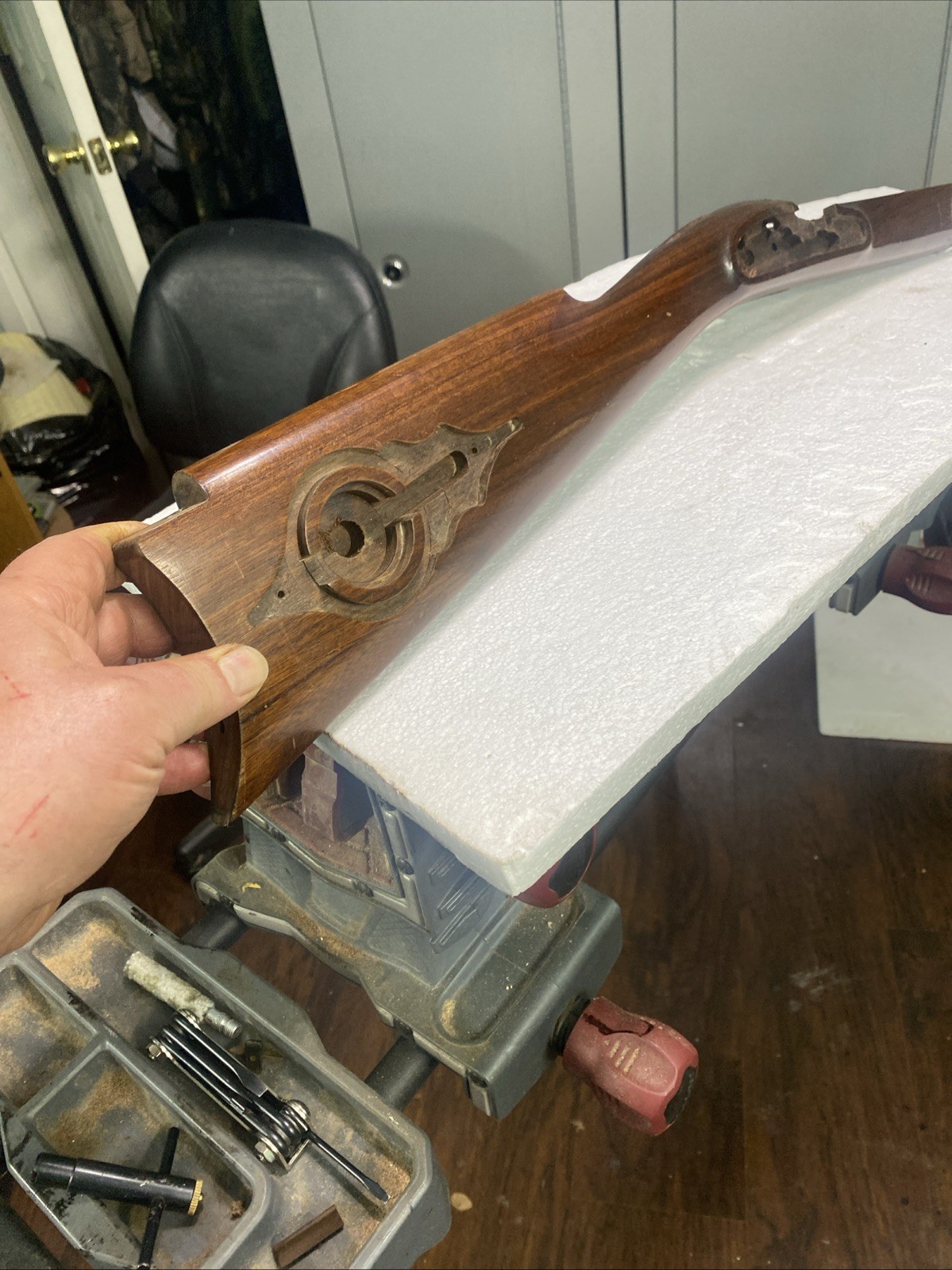 Investarms Hawken Muzzleloader Stock, Figured Walnut(Please Read Description!!!)