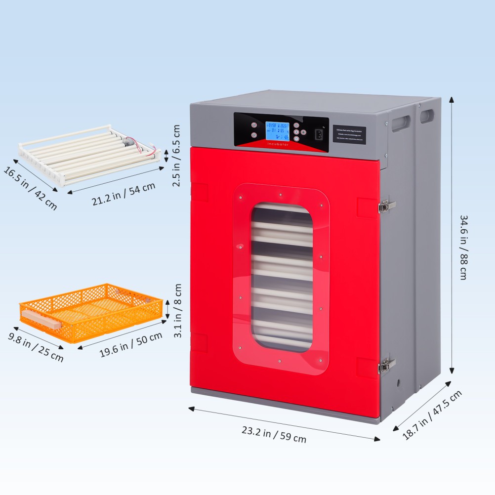 400 Egg Incubator Automatic Egg Turning & Temperature Control Digital Incubators