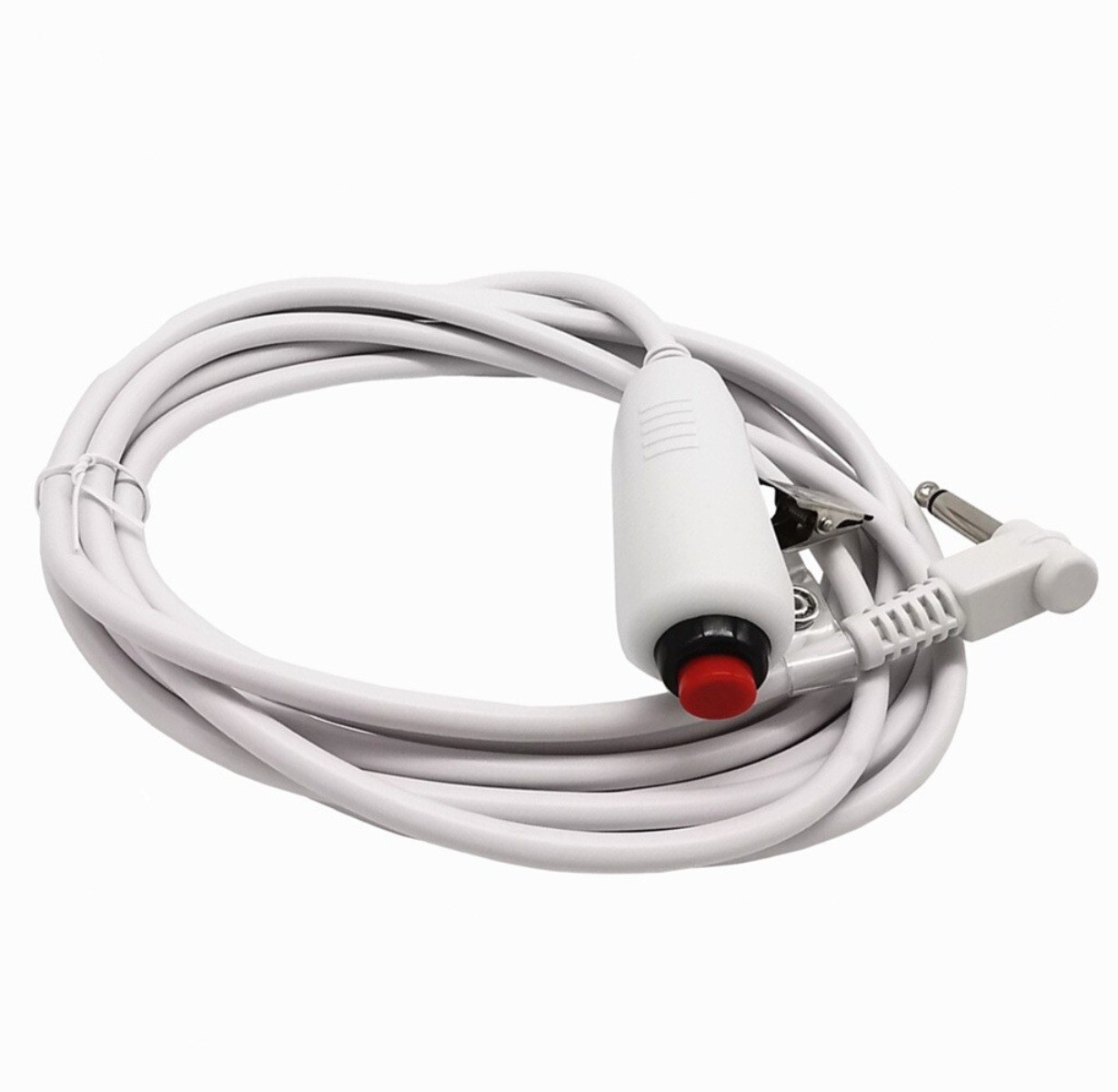 Universal Push Button Cable Nurse Station Call Cord with Bed Sheet Clip 6.35mm