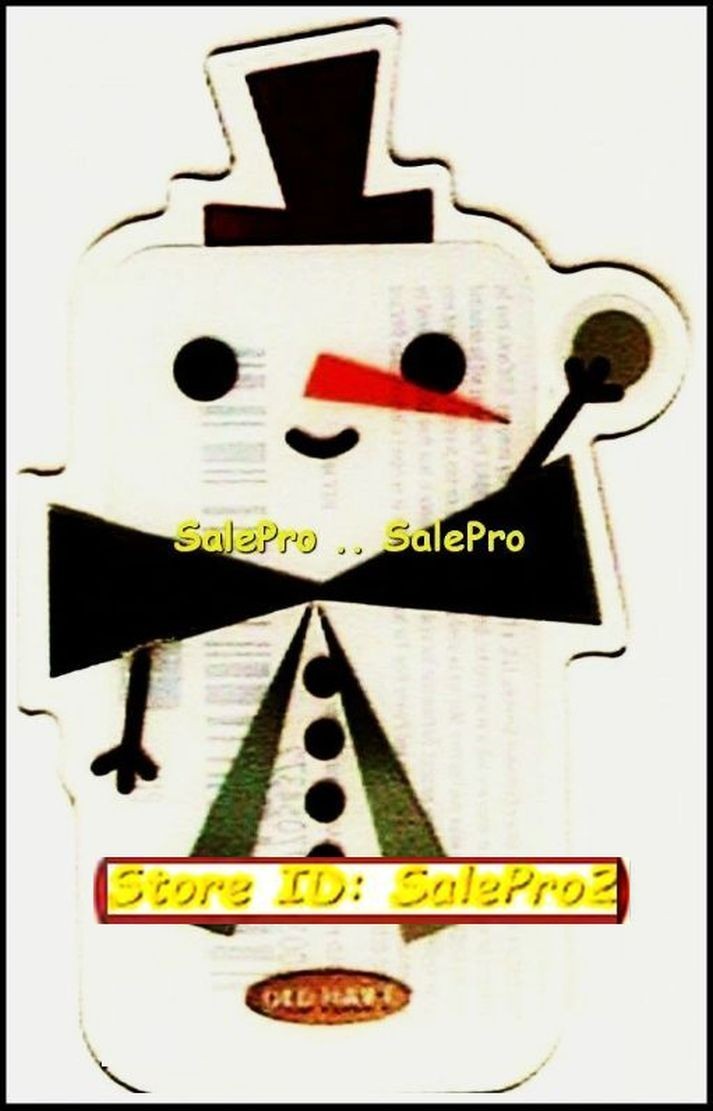 OLD NAVY CHRISTMAS SNOWMAN IN TUXEDO XMAS RED NOSE RARE COLLECTIBLE GIFT CARD