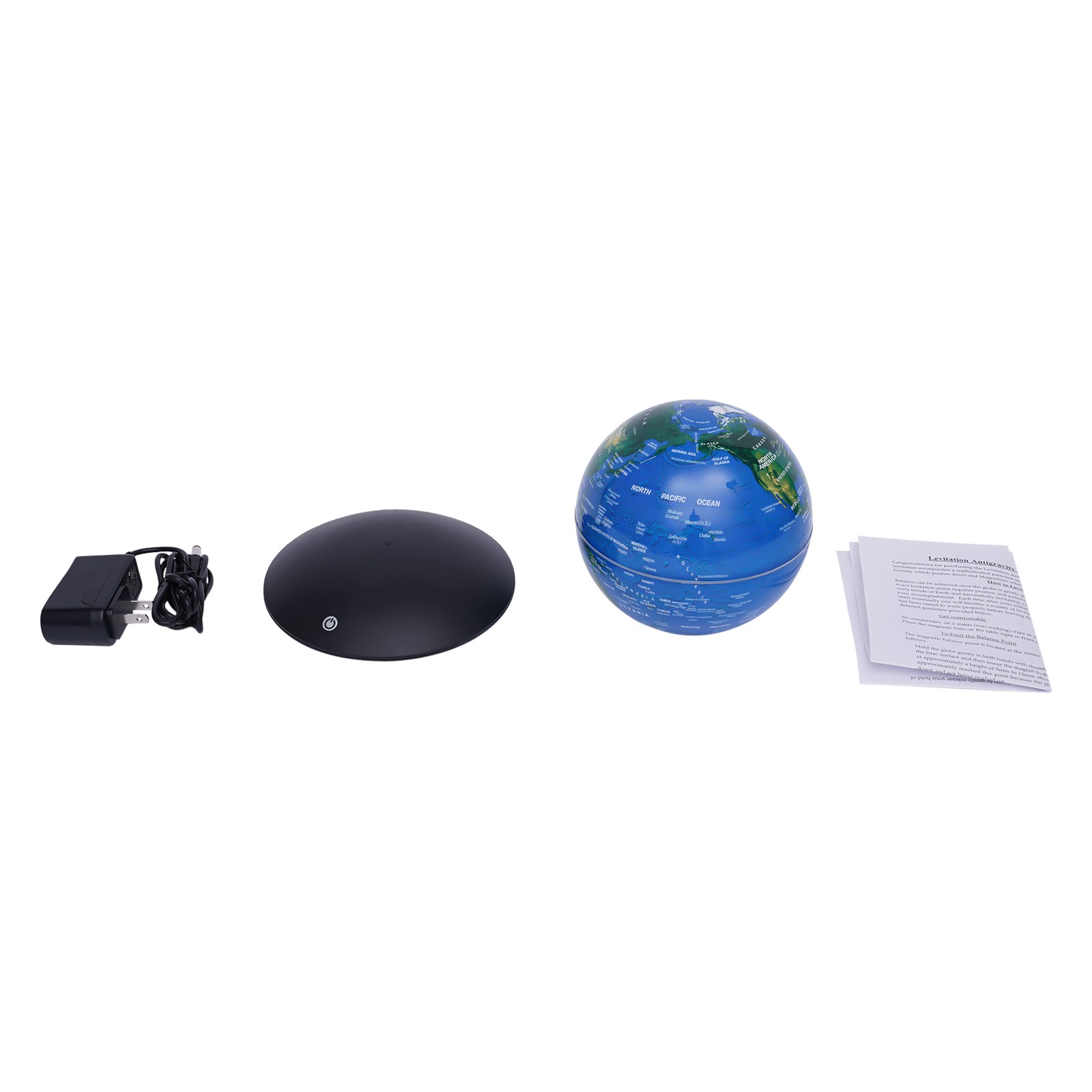 Magnetic Levitation Floating Globe Rotating Geographic Globe Auto-Rotating Globe