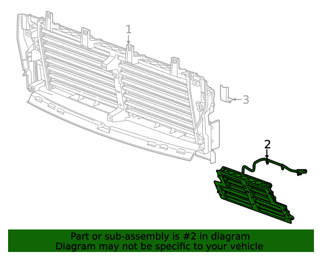 Genuine GM Shutter 85819961
