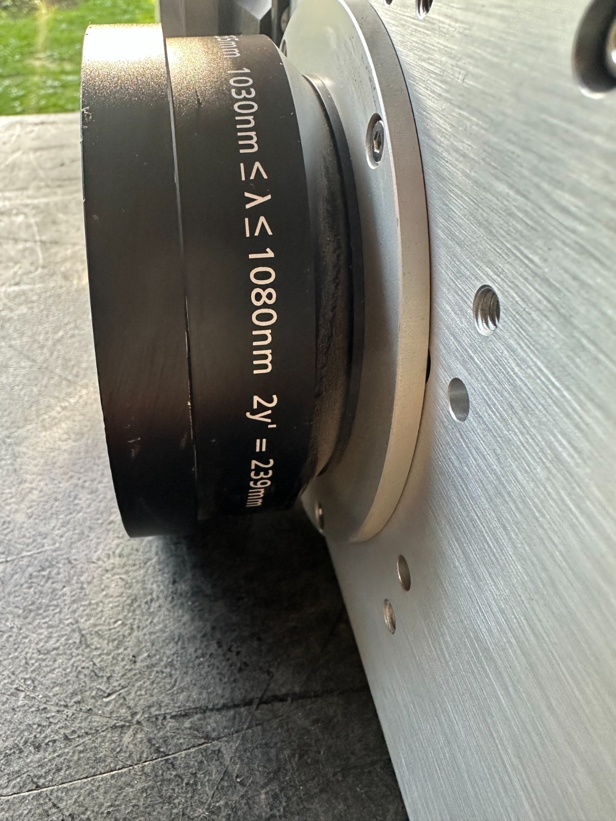 SCANLAB HURRYSCAN20 LASER GALVANOMETER & CAMERA ADAPTER & LENS