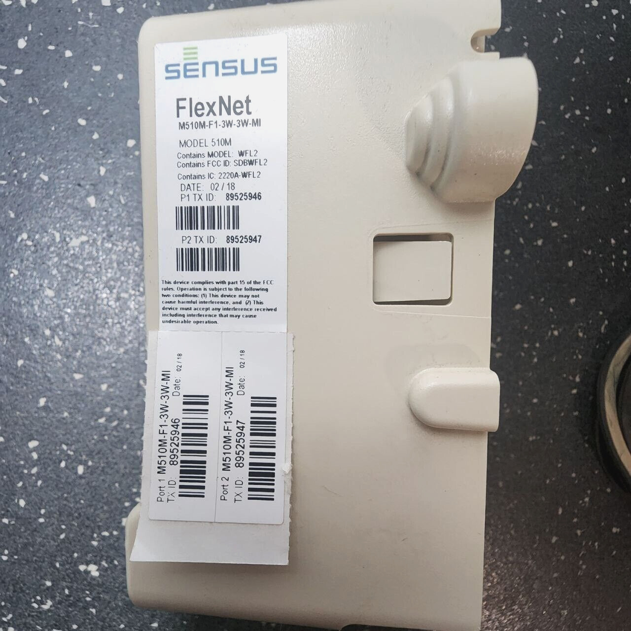 SENSUS SmartPoint 510M M510M-F1-3W-3W-MI FLEXNET Transceiver WFL2 BRAND NEW