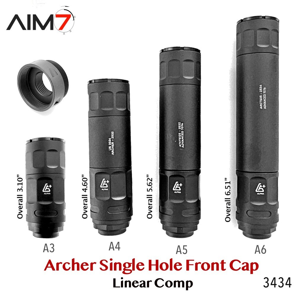 AIM7 ARCHER Single Port Linear Comp 223 30CAL 9mm 40CAL 22LR