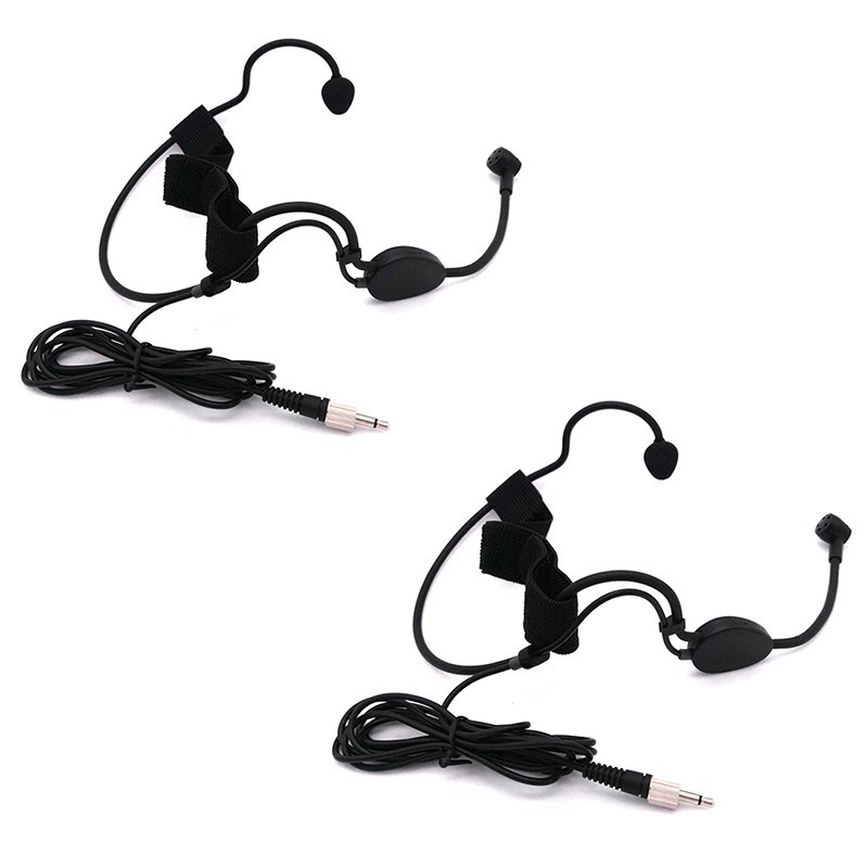 2 Pack Headworn Microphone ME3 Condenser ME 3 Mic For Sennheiser EW G1 G2 G3