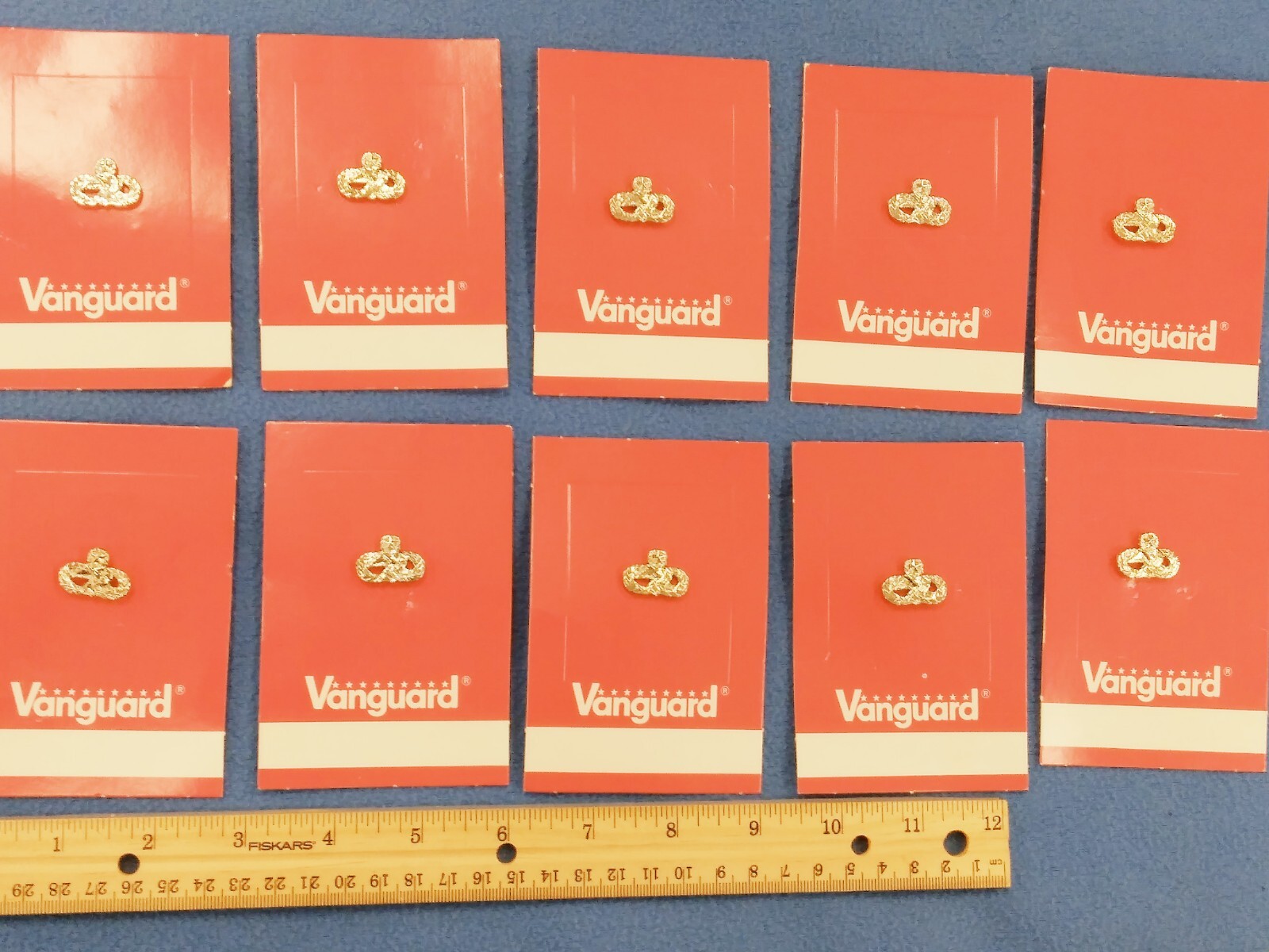 LOT OF 10 VANGUARD - AIR FORCE MAINTENANCE MUNITIONS MINI MASTER PINS - NEW V-21
